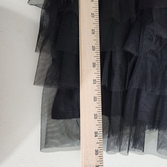 Miley Cyrus & Max Azria Tank Dress Womens Medium Sleeveless Tulle Ruffle Skirt B - Picture 6 of 9